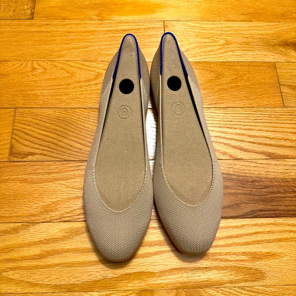 NWT Rothy’s The Square Ecru Flats - Size 11